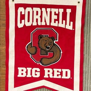 Cornell Big Red Wall Banner - Red and White